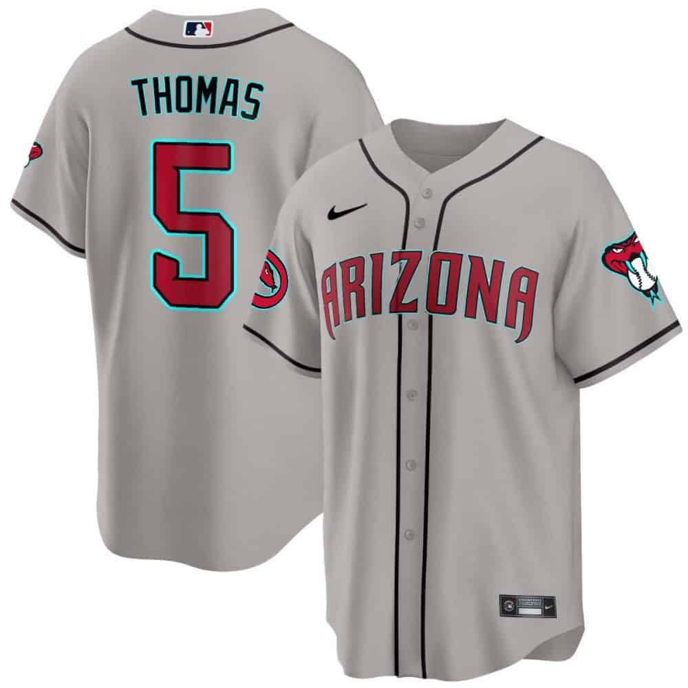Men Arizona Diamondback #5 Thomas Grey 2024 Nike Cool Base MLB Jersey->arizona diamondback->MLB Jersey
